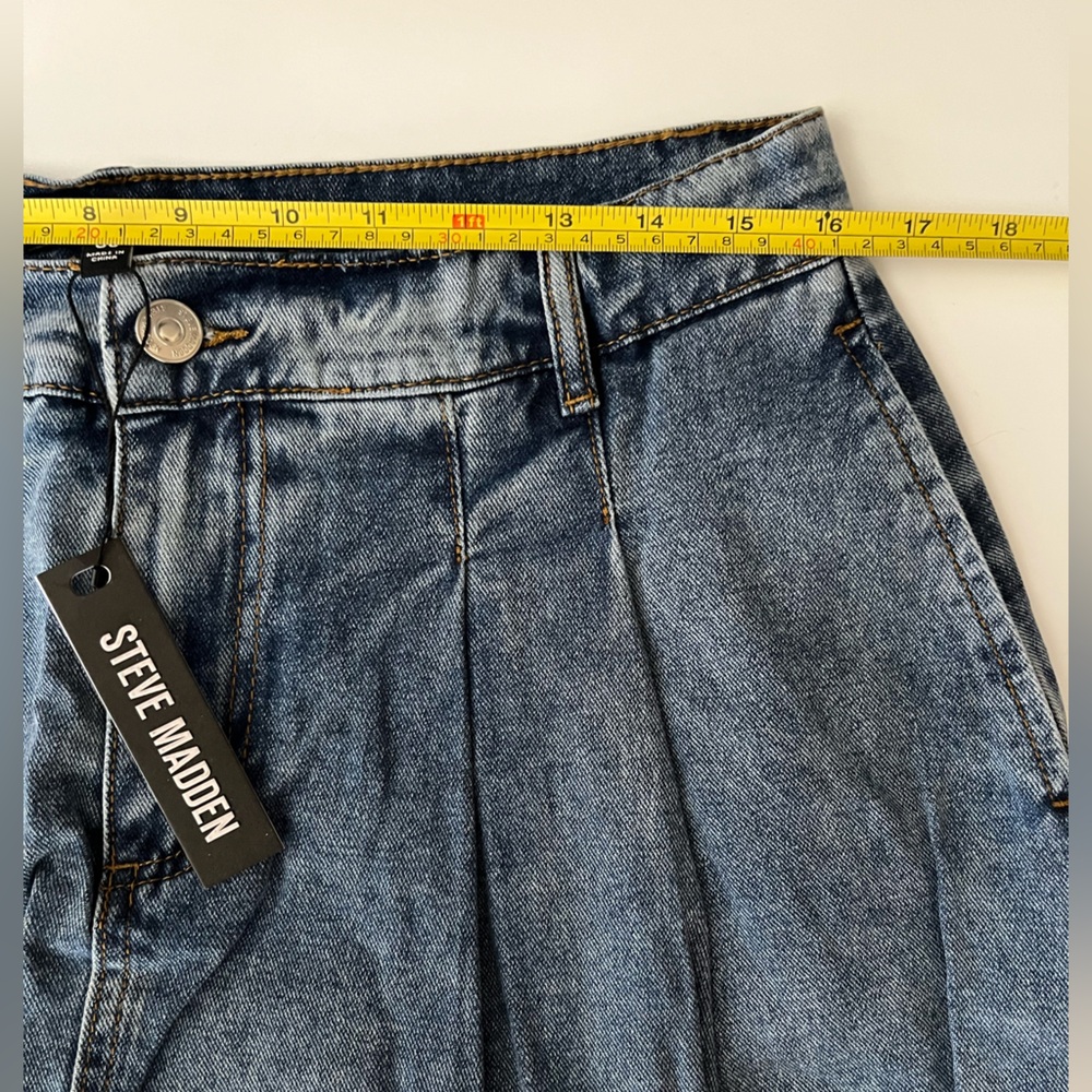 Steve Madden | NWT Marlowe Denim Mini Skort - Picture 10 of 11